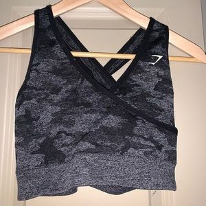 Gymshark camo bra